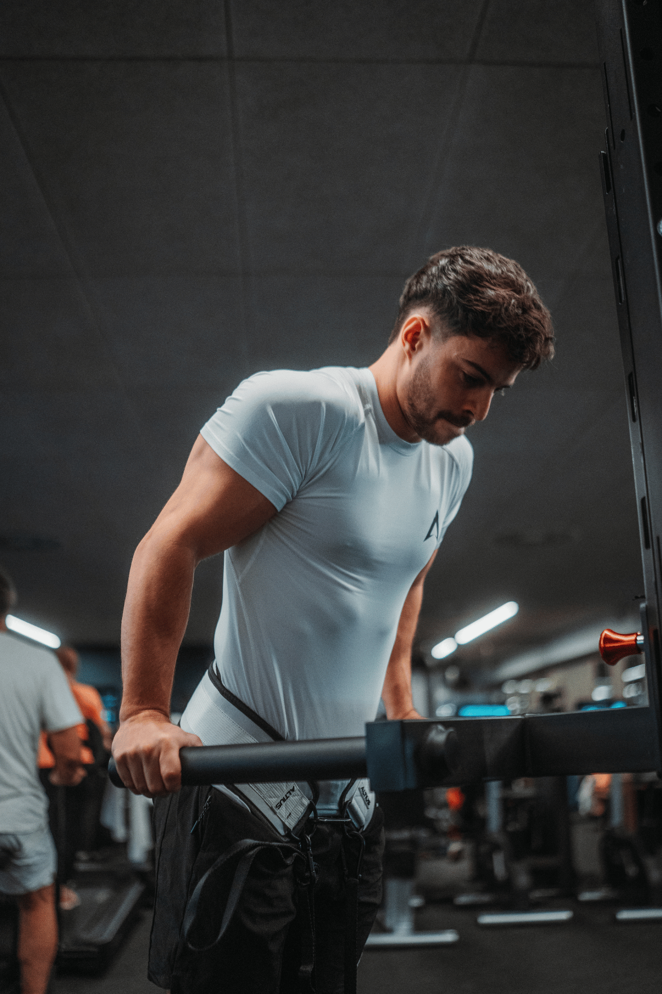 T-shirt compression manche courte blanc