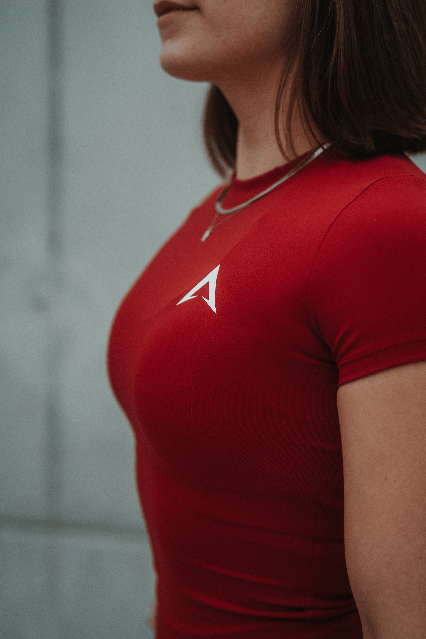 T-shirt Compression Altius – Angola red