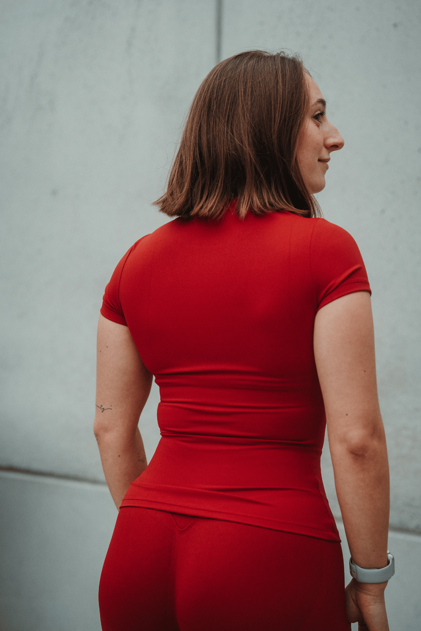 T-shirt Compression Altius – Angola red