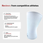 EN|ALL|Five-star reviews from competitive athletes on the Altius PRO knee sleeves