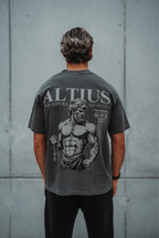 Hercule Oversized T-shirt – Washed Charcoal