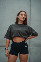 Hercule Oversized T-shirt – Washed Charcoal