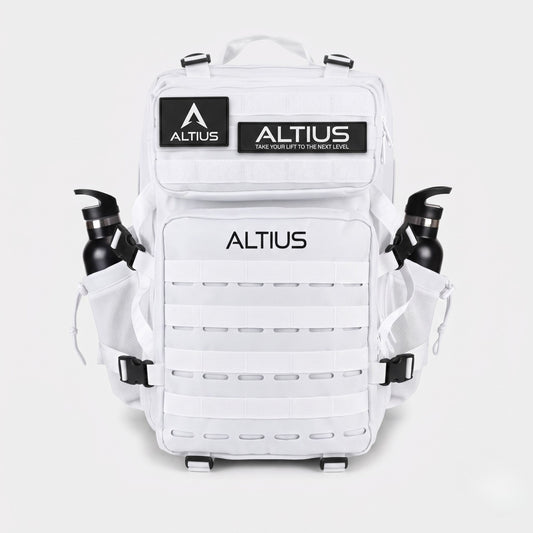 ALL|Blanc|Sac à dos tactique Altius 45 L blanc, patchs velcro