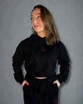 Women's Oversized Cropped Hoodie - Pluto | 500gsm French Terry