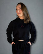 Women's Oversized Cropped Hoodie - Pluto | 500gsm French Terry