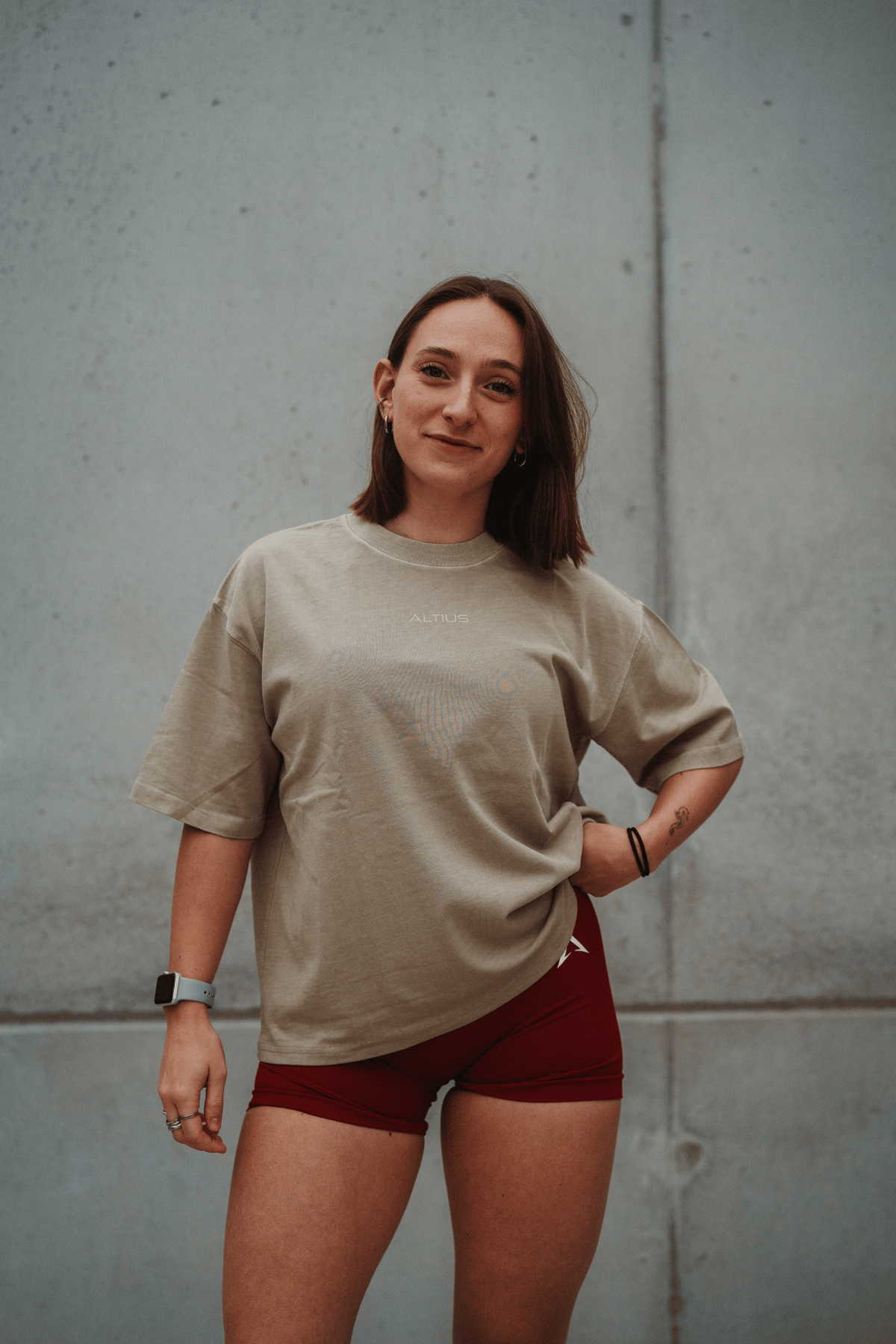 T-shirt Oversize Hercule - Washed sand