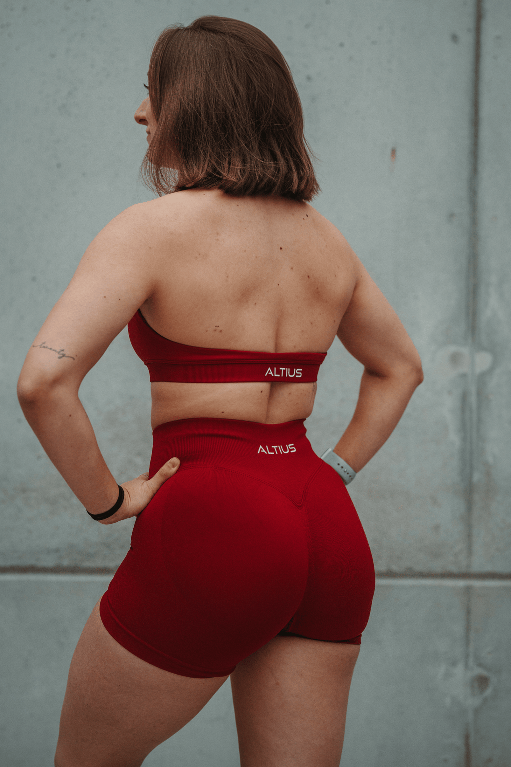 Altius Sports Bra – Angola Red