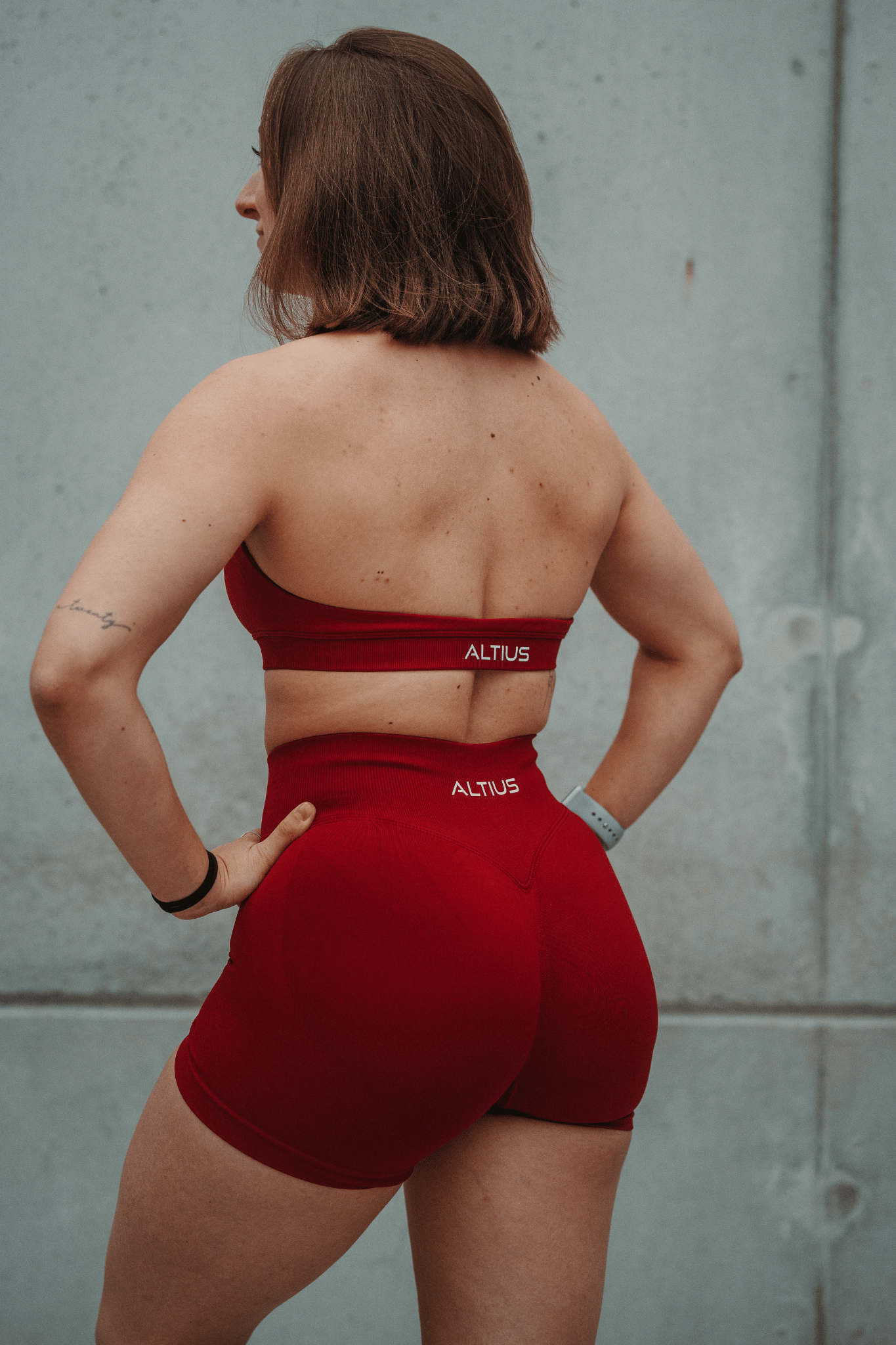 Altius Sports Bra – Angola Red