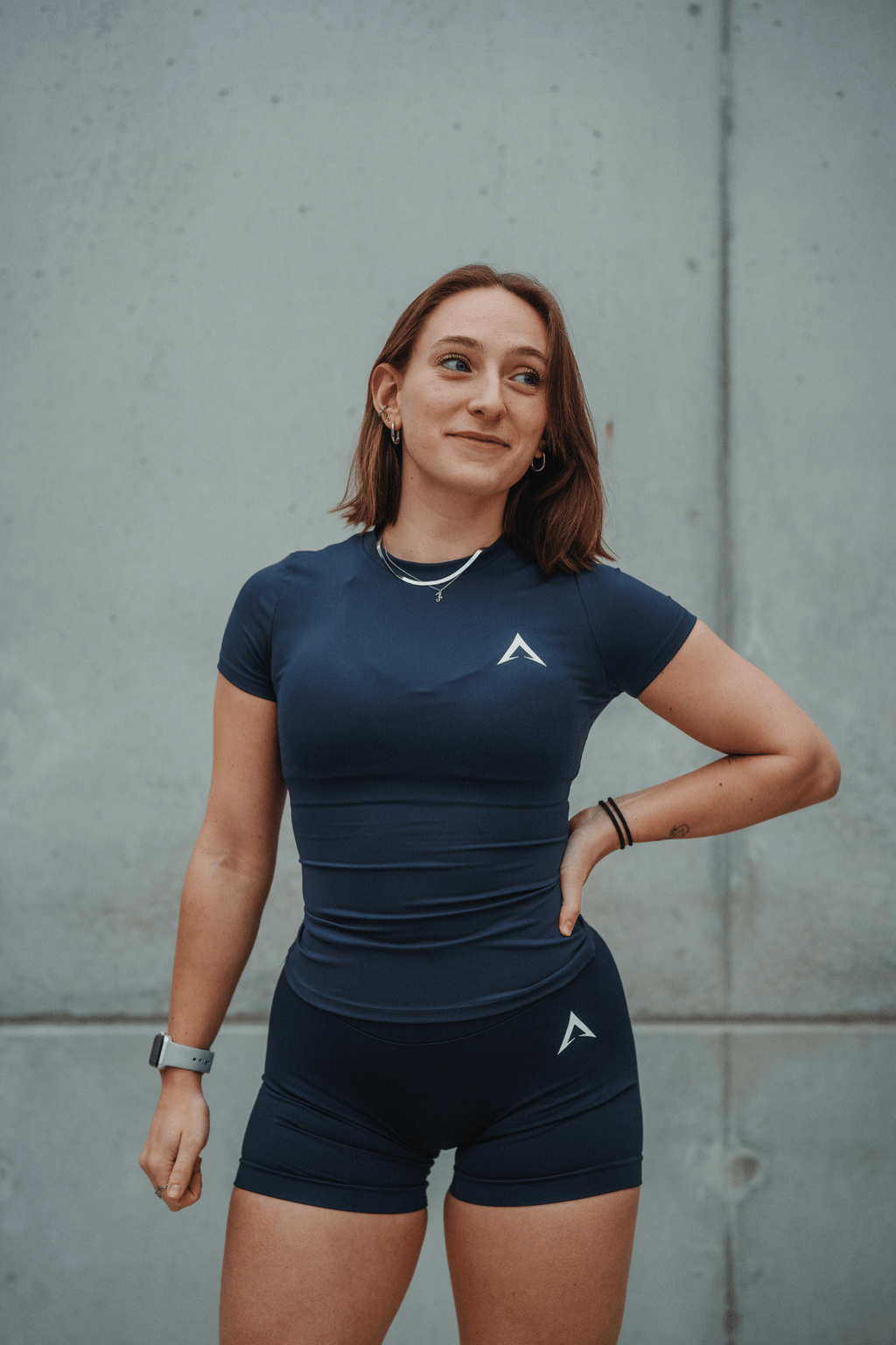 Altius Compression T-shirt – Navy Blue