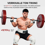 FR|ALL|Verrouille ton tronc, cuir 13 mm rigide, +5 à 10 kg au squat