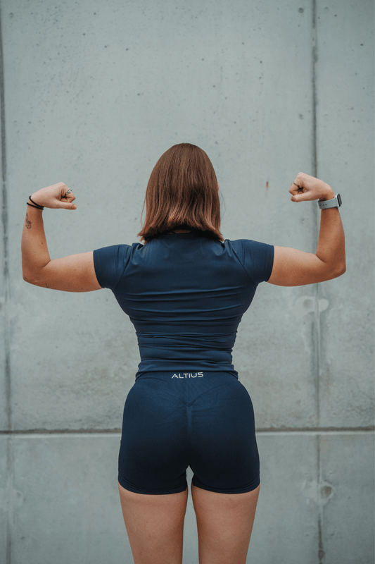 T-shirt Compression Altius – Navy blue