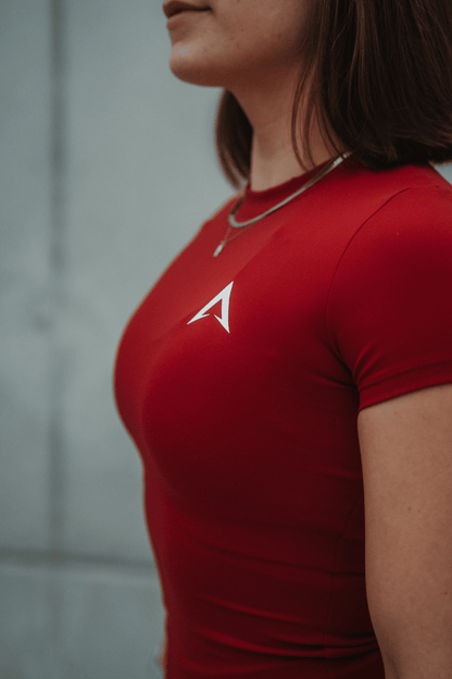 T-shirt Compression Altius – Angola red