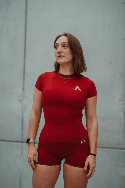 T-shirt Compression Altius – Angola red