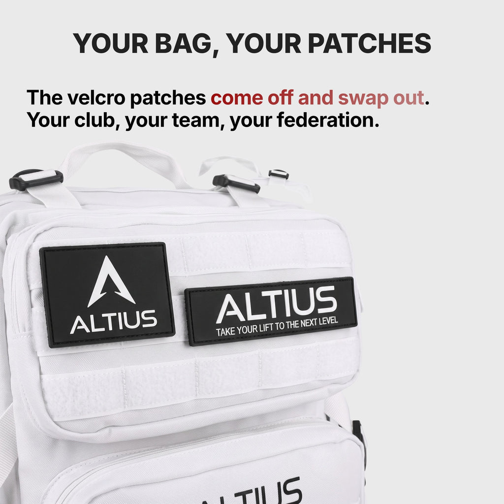 EN|ALL|Your bag your patches, interchangeable velcro patches