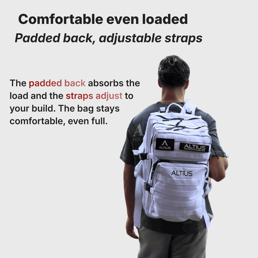 EN|ALL|Comfortable even loaded, padded back and adjustable straps