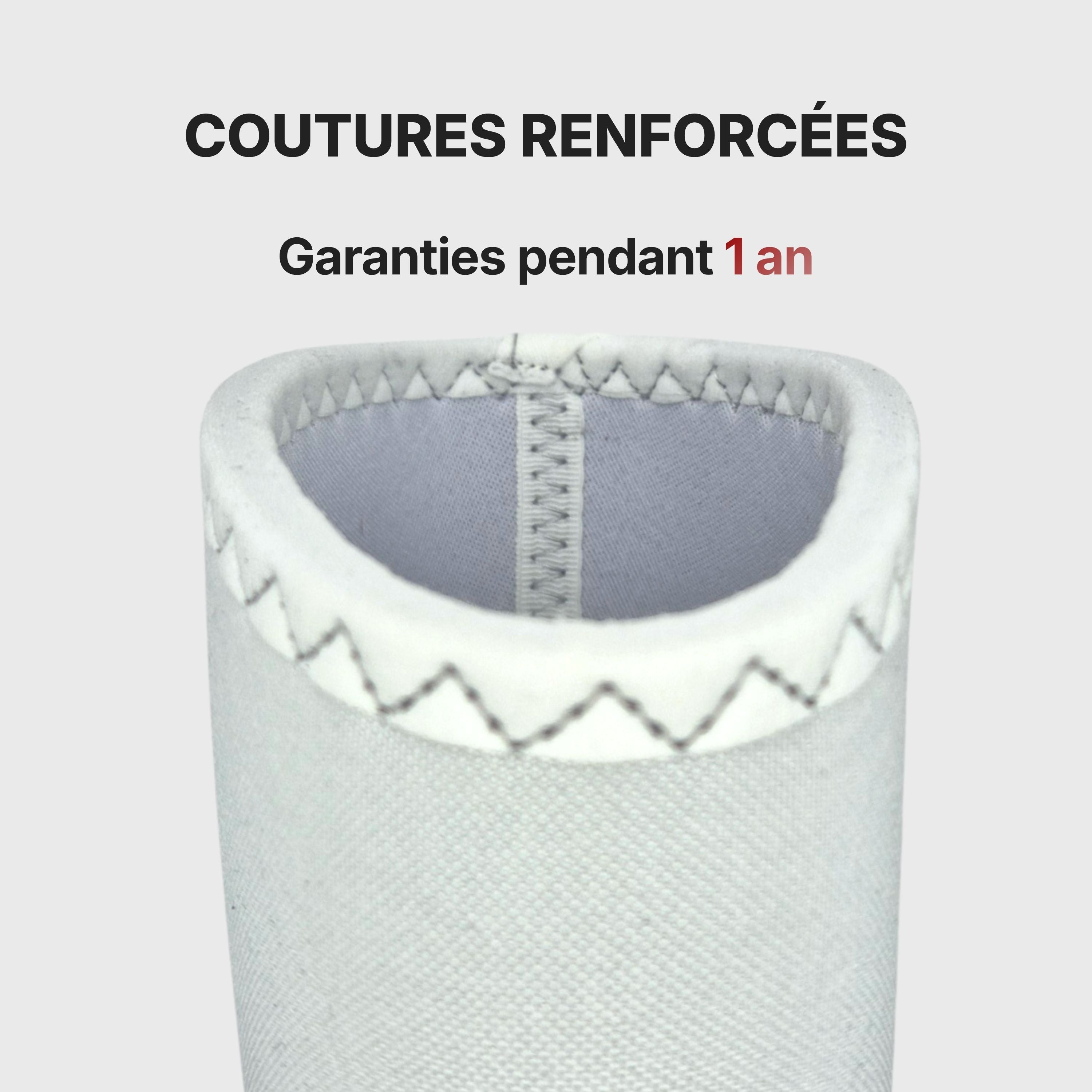 FR|ALL|Coutures renforcées de la genouillère Altius PRO, garanties 1 an