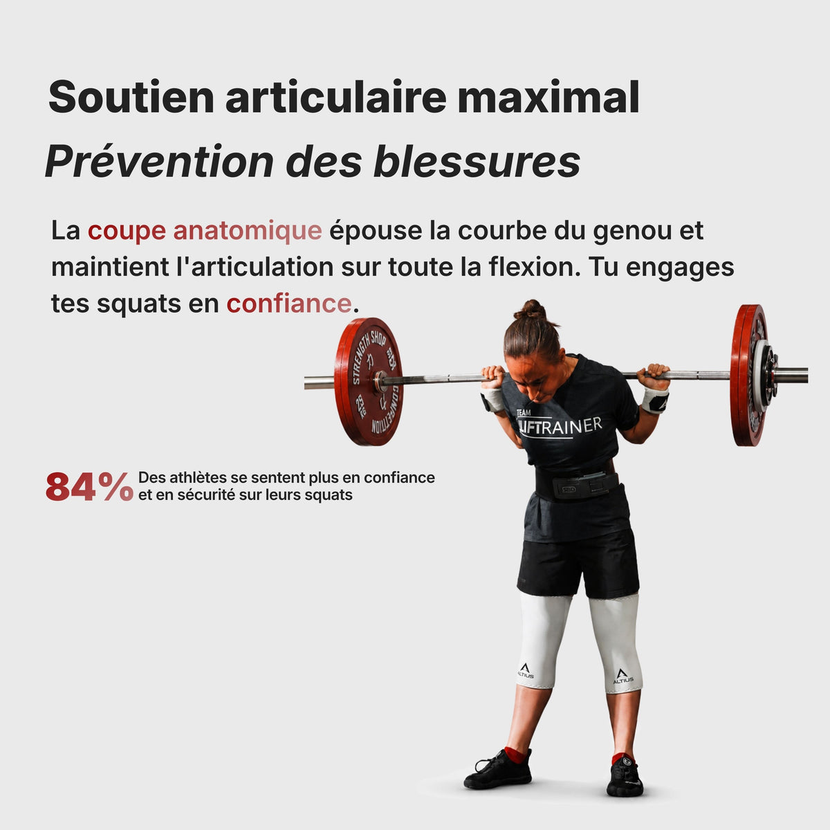 FR|ALL|Soutien articulaire maximal : coupe anatomique et prévention des blessures au squat
